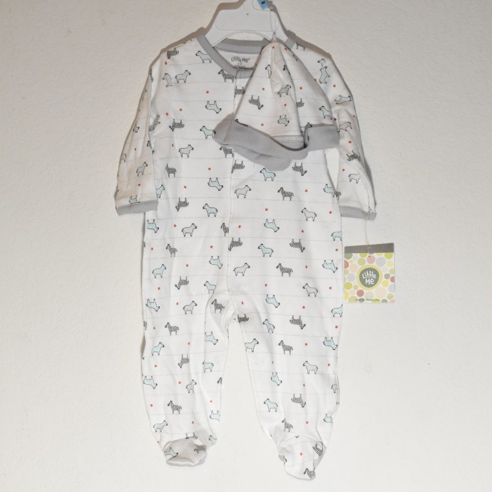 NWT | Baby One-Piece and Hat Combo | 6M